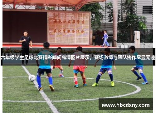 六年级学生足球比赛精彩瞬间高清图片展示，赛场激情与团队协作尽显无遗